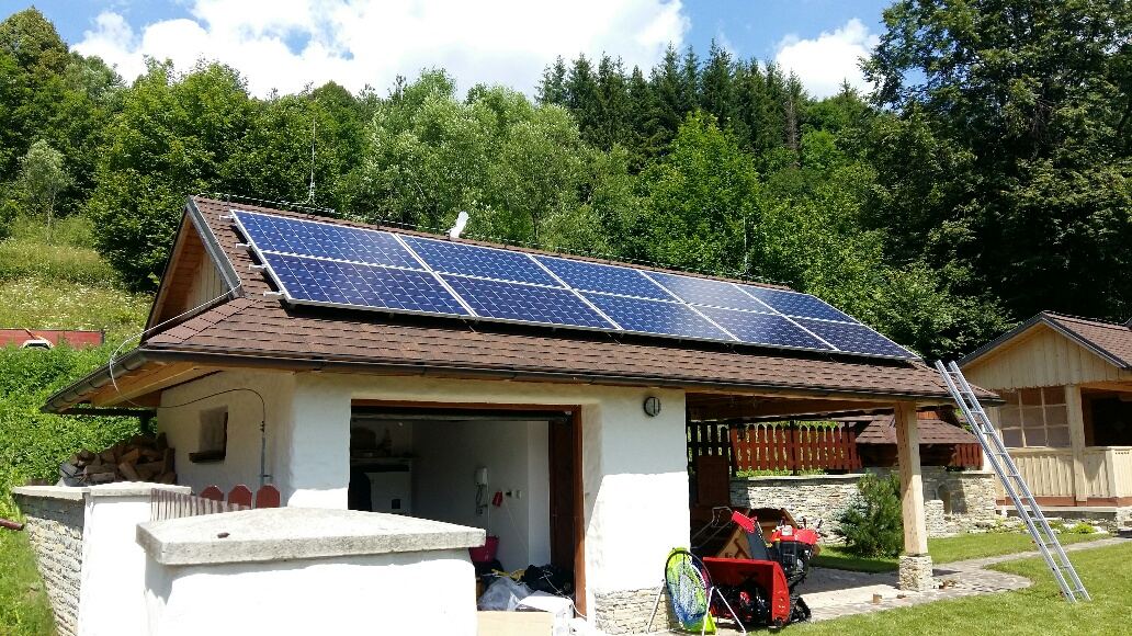 Fotovoltická elektráreň na rodinnom dome